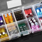 50/100Pcs Car Fuses Kit Assorted Auto Truck Standard Blade Fuse Assortment 2A 3A 5A 7.5A 10A 15A 20A 25A 30A 35A Auto Fuse
