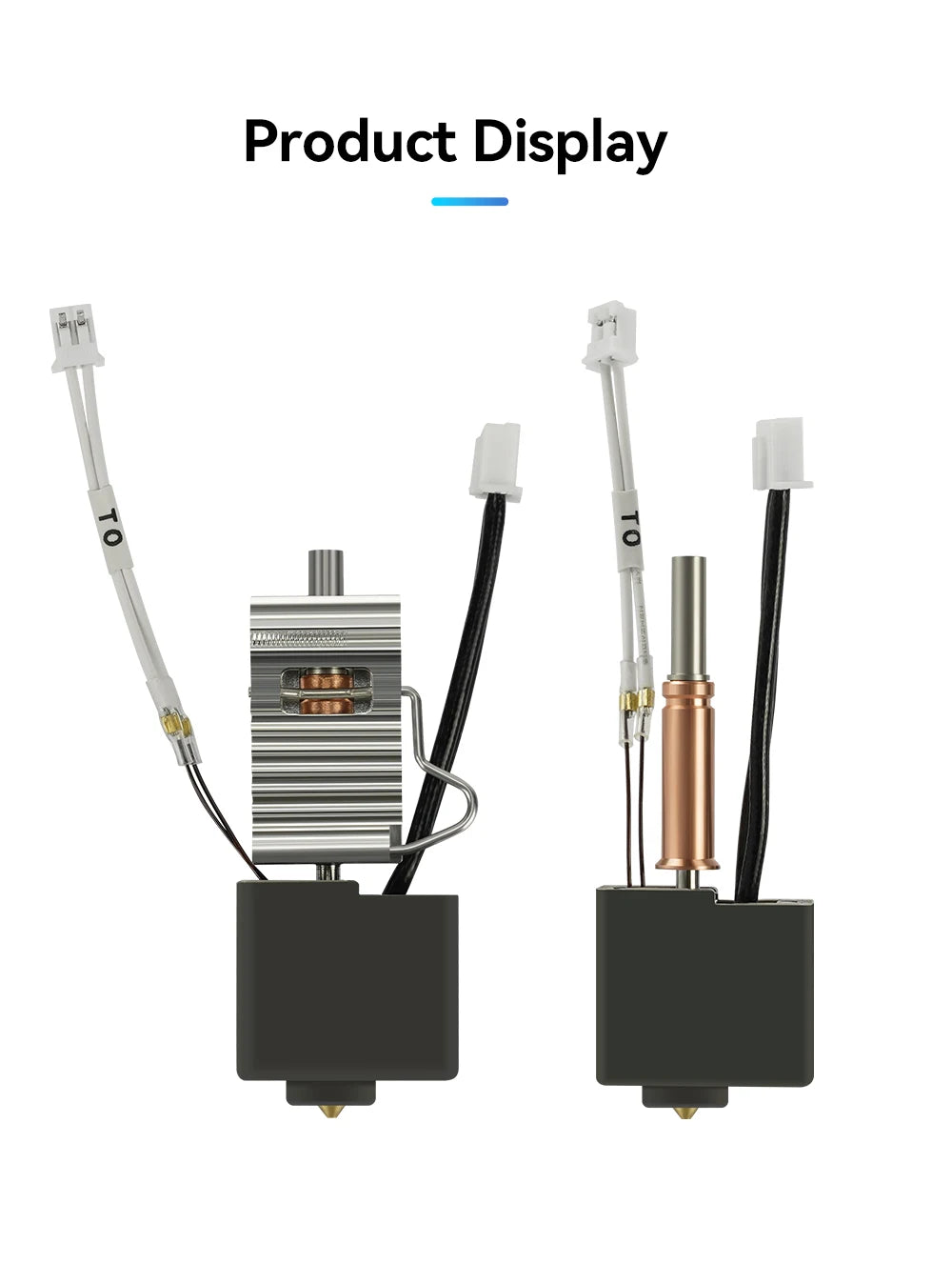For Anycubic Kobra 3 Combo Hotend Nozzle Thermistor Heating Tube 24v 50w Heater Block For Anycubic Kobra3 Replacement Accesories