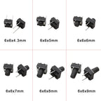 20/50/100 Pcs Micro Tactile Switch Momentary Tact DIP Switch 2 Pin 6 X 6 mm Micro Touch Push Button Switch High 5 mm 6 mm 7 mm 8