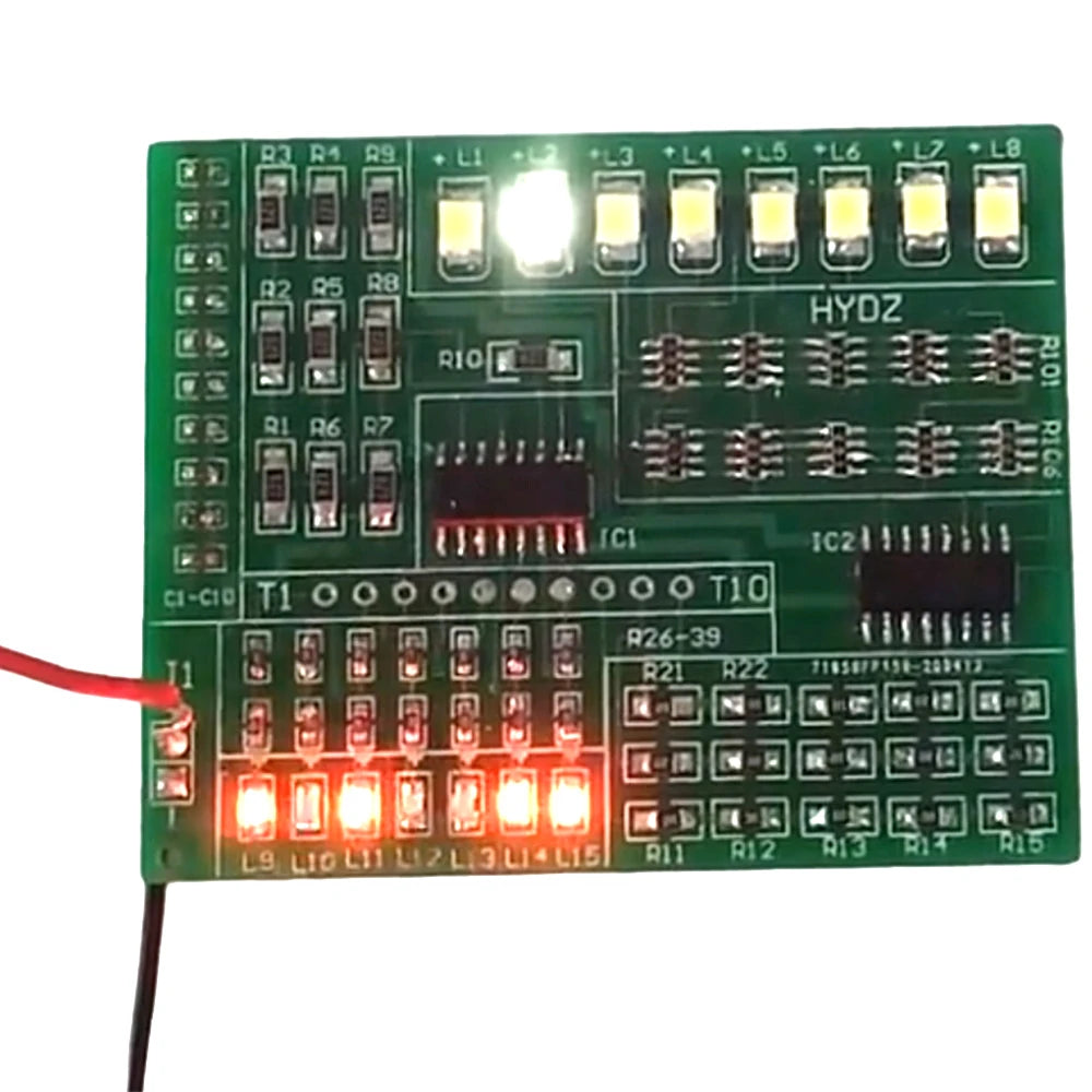 SMD SMT Soldering Practice Kit CD4060 74HC138 Led DIY Welding Skills Training Board Led Transistor Set
