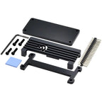 Raspberry Pi Zero 2 W Aluminum Case + Pin Header Screwdriver Passive Cooling Enclouse for Raspberry Pi Zero / Pi Zero 2W