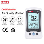 UNI-T Air Quality Monitor A37 Digital Carbon Dioxide Detector 400ppm~5000ppm CO2 Meter Detection NDIR Principle Co2 Sensor