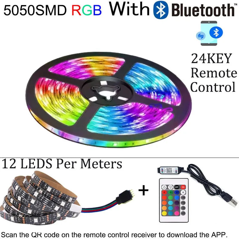 5M USB LED Strip Light 5V 3528 1 Meter 5 Meter White Warm White Pink Green Blue Red SMD RibbonKitchen Light Under Cabinet Lamp