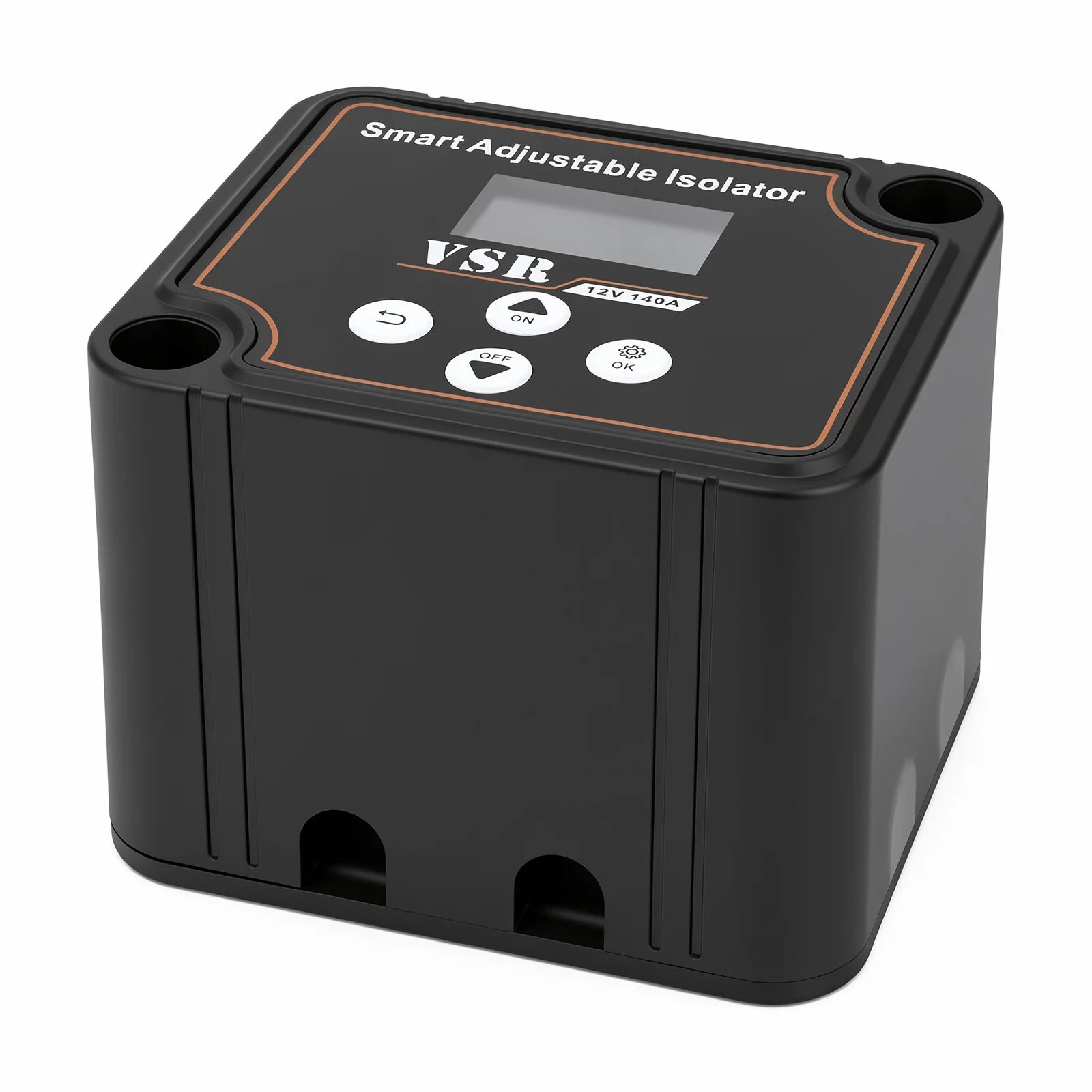 Dual Battery Smart Isolator 12V 140A Car Split VSR Charge Voltage Setting Sensitive Relay For Off-Road Camper Yacht ATV UTV Boat