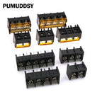2PCS 2P-10P 2P 3P HB9500 6P 7P 8P 9P 10Pin PCB Screw Terminal Block Connector HB-9500 Lid Barrier Terminal 9.5MM Pitch KF9500