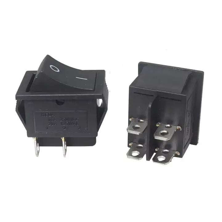 【5-1PCS】Rocker Switch DPST 40A 12V DC 4 Pin 2 Position Switch ON Off Toggle Switch 30A 250V AC 120V T125 KCD2 KCD4 Rocker Swit