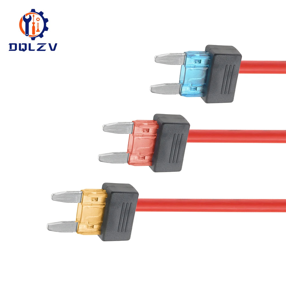 32V Mini ATM APM Blade Simple Safety Device 3A 5A 10A 15A 20A Car Fuse Holder Add-a-circuit TAP Adapter