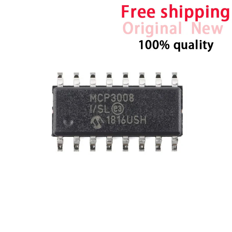 (1piece)100% New MCP3008-I/SL MCP3008 sop-16