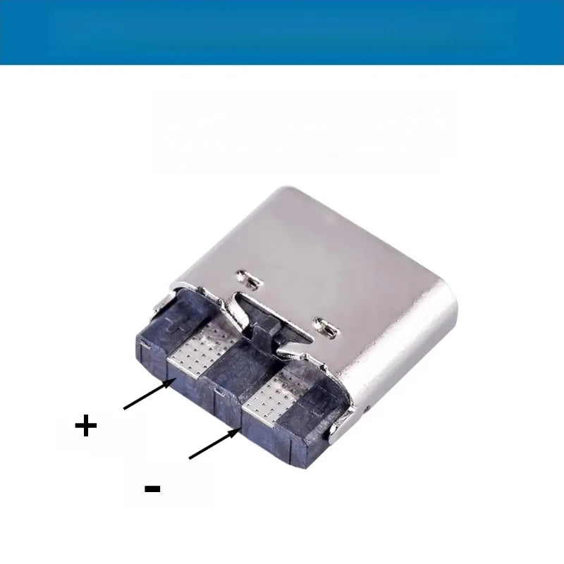 10Pcs USB Connector Type C Female Charging Port Jack 2/4/6/16 Pin Type-C Socket PCB Soldering SMD SMT DIY Repair Type C Adapter