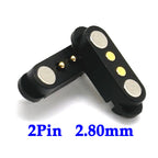 1-10sets 2A DC Magnetic Pogo Pin Connector 2Pin 3Pin 4Pin  5Pin Pogopin Male Female Spring Loaded DC Power Socket 2P 3P 4P 5P