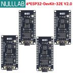 Upgraded ESP32 Development Board with USB-C Port, Equipped ESP32-D0WD-V3 Chip and 4MB Flash, 2.4GHz WiFi + BLE & Classic Bluetoo