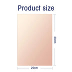 PCB Board FR4 Copper Clad Single Sided Prototype Laminate Circuit Board 7x10/10x15/15x20/20x30CM for DIY Electronics Projects