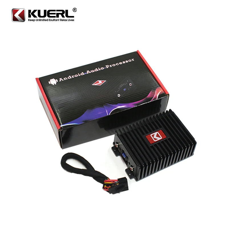 Plug and Play DSP Car Audio Processor 4x80W for Android Radio Stereo Amplifier Speakers Improve Subwoofer