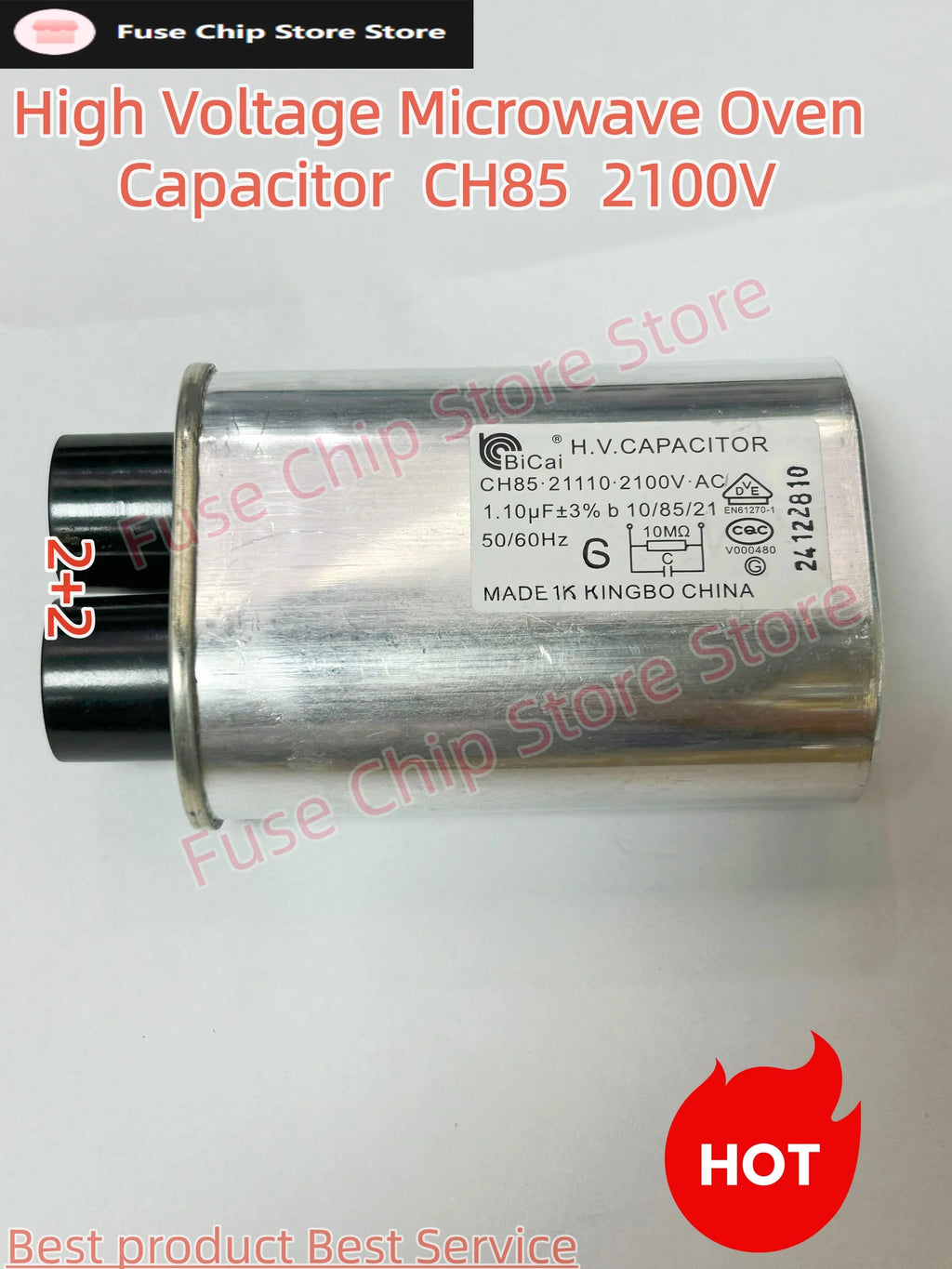 CH85 2100V0.75/0.88/0.9/0.95/1.1UF Ch85 High Voltage Microwave Oven Capacitor