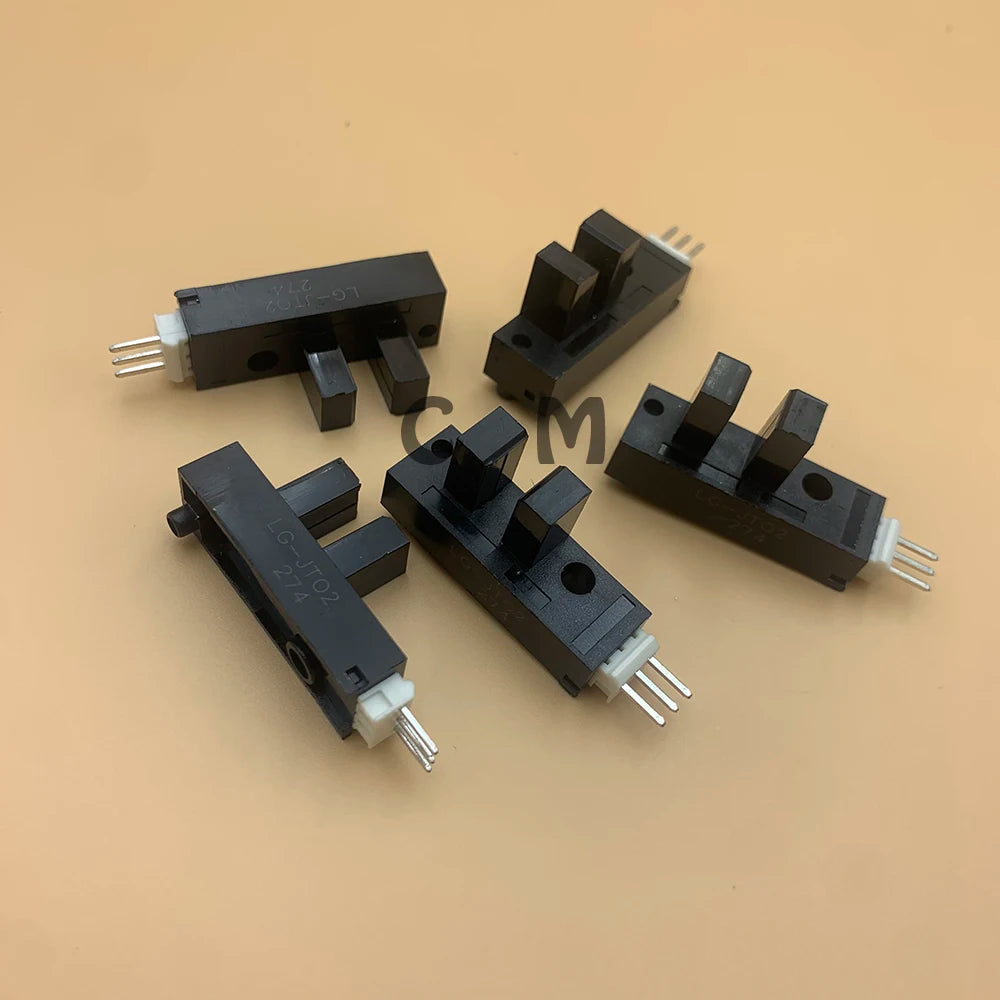 4PCS LG-JT02 Home Position Sensor Limited F Shape Switch for Eco Solvent UV Flatbed Printer Allwin Dika Xuli Thunderjet Human