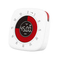 Rechargeable Visual Timer Digital 60 Minutes Timing Silcent Timers Mechanical Dual Time Clock Countdown Timer Teaching