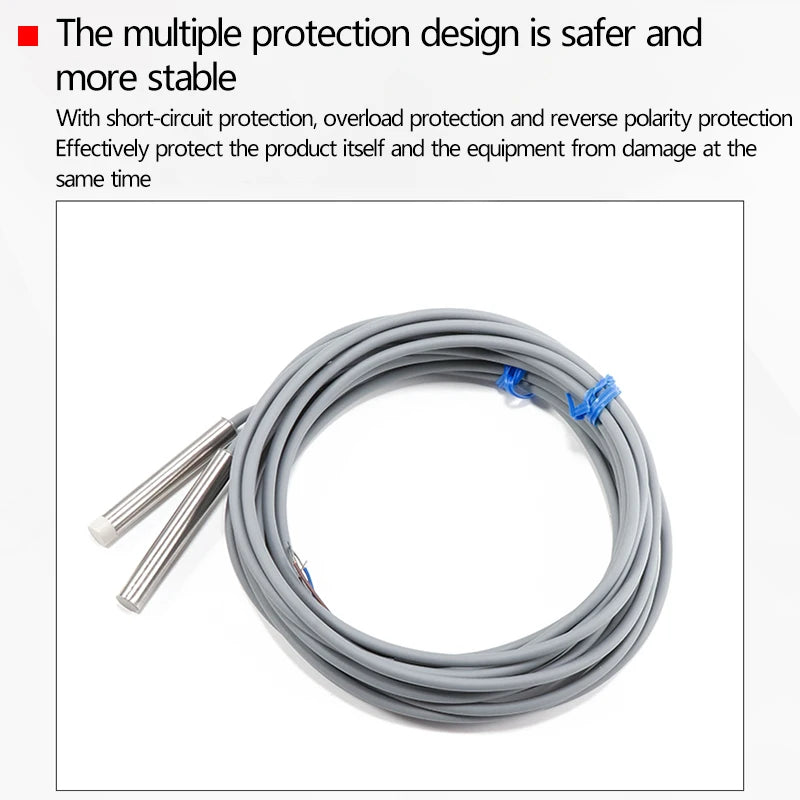 6.5 Capacitive proximity switch, material level, liquid level, material sensor, non-metallic sensor switch, water glass, wood