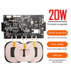 20W High Power 12V Quick Charging Wireless Charger Transmitter Module Universal 9-32V Wireless Charging Modules for Car Power