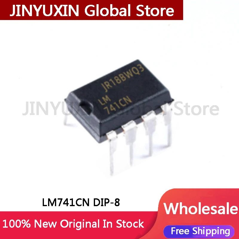 10-100Pcs LM741CN LM741 operational Amplifier Compensation type operational amplifier IC DIP-8 IC Chip