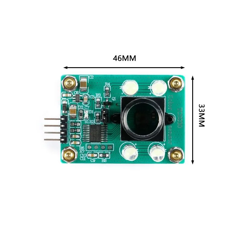 1PCS TCS230 TCS3200 color sensor color recognition induction module RGB three-color serial port output New In stock