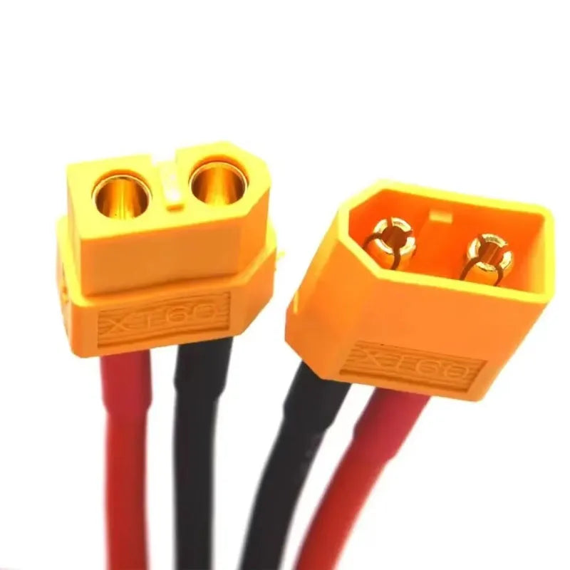 14AWG XT60 Female Male Plug Battery Connector with Silicone Flexible Wire for RC Airplane Lipo Battery ESC FPV Drone Car Boat