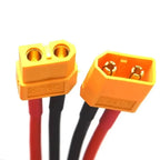 14AWG XT60 Female Male Plug Battery Connector with Silicone Flexible Wire for RC Airplane Lipo Battery ESC FPV Drone Car Boat