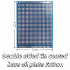 PCB Circuit Prototyping Board Double Side Prototype Boards DIY Universal Printed Perfboard Electronic Kit Double Sided Tin Spray