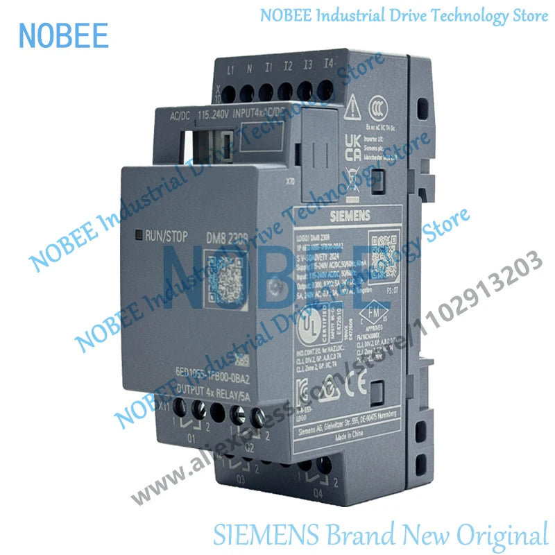 New, SIEMENS PLC LOGO DM8 Expansion Module 6ED1055-1MB00-0BA2 6ED10551CB000BA2 6ED1055-1FB00-0BA2 6ED1055 1HB00 0BA2