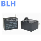 CBB61 fan air conditioner plug-in starting capacitor 450V 1UF 1.2UF 1.5UF 2U 2UF 2.5UF 3U 3UF 3.5U 3.5UF 4U 4UF two plug-in pins