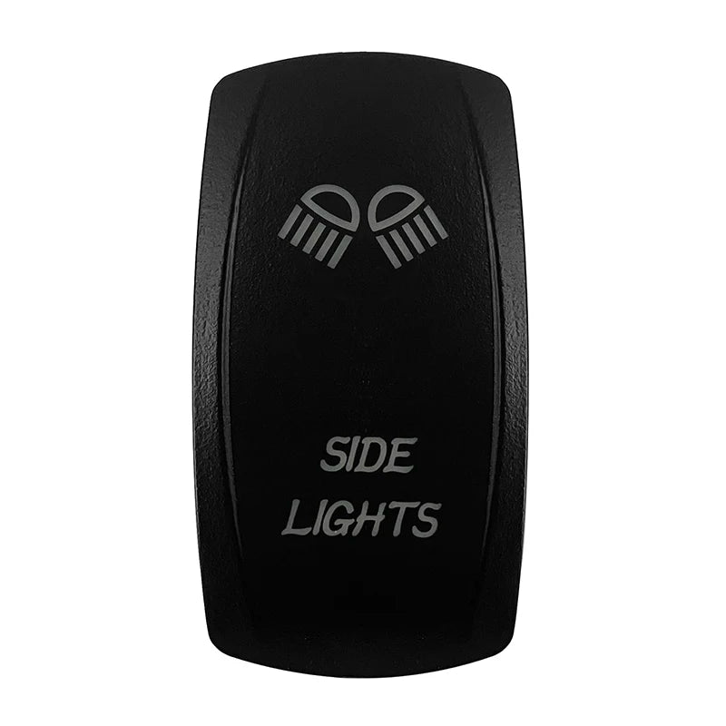 CUSTOM Dual RED Led Laser Etched Rocker Switch ON-OFF ON-OFF-ON (SPST DPDT) for ARB/Carling/NARVA 4x4 Caravan Accessories SUV