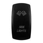 CUSTOM Dual RED Led Laser Etched Rocker Switch ON-OFF ON-OFF-ON (SPST DPDT) for ARB/Carling/NARVA 4x4 Caravan Accessories SUV