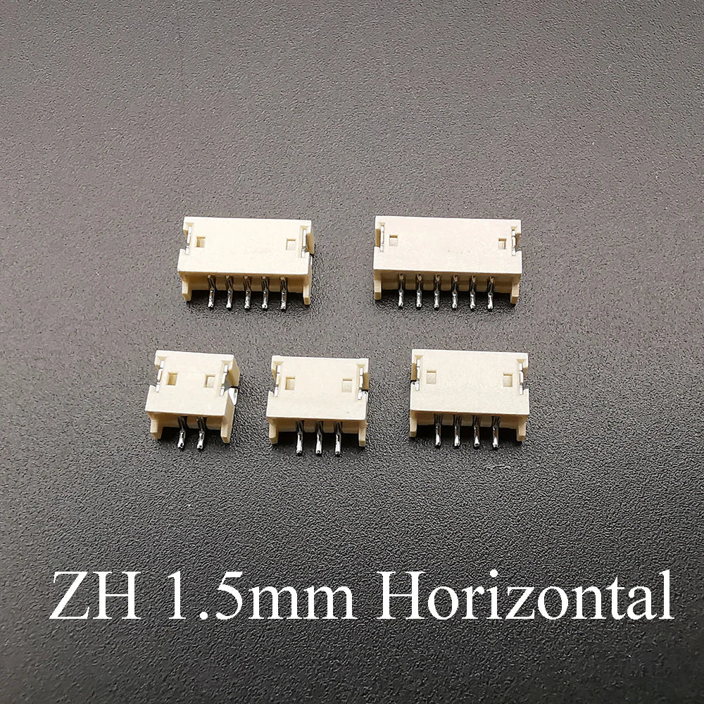 10/50Pcs SH/JST/ZH/PH/XH Pitch 1.0mm 1.25mm 1.5mm 2.0mm 2.54mm 2/3/4/5/6Pin Horizontal Vertical Male Pin Header Socket Connector