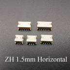 10/50Pcs SH/JST/ZH/PH/XH Pitch 1.0mm 1.25mm 1.5mm 2.0mm 2.54mm 2/3/4/5/6Pin Horizontal Vertical Male Pin Header Socket Connector