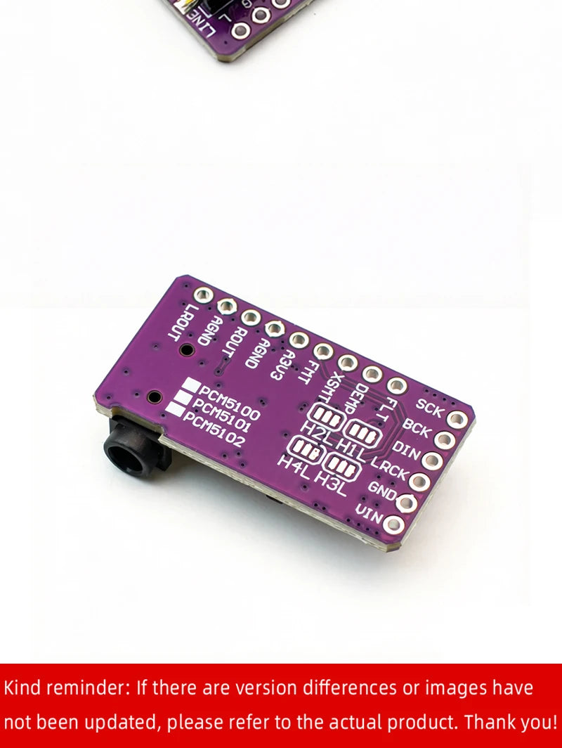 Interface I2S PCM5102A DAC Decoder GY-PCM5102 I2S Player Module For Raspberry Pi PHAT Format Board Digital PCM5102 Audio Board