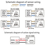 Digital Frequency Counter Tachometer Module, High Precision RPM Speed Meter, Encoder Sensor Input, RS485 Modbus