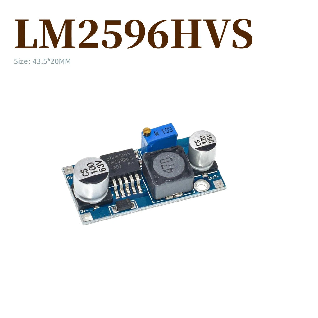 1/5/10pcs LM2596 XL4015 XL4005 MP1584 MINI560 DC-DC Buck Converter 3A Adjustable Step Down Power Module With Digital Display