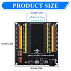 ESP32-S3 Development Board with Expansion Adapter Kit 2.4G Wifi BT Module MCU ESP32-S3WROOM1 N16R8 44Pin Type-C ESP32-S3