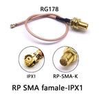 RF wireless IPX/SMA-JJ coaxial test line IPX4 to SMA male high-quality 0.81/RG1.13/RG178 router modification line