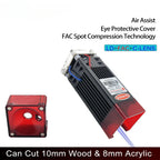 445nm 40W 80W Laser Module Double Laser Diode Head TTL PWM CNC Laser Engraving Metal Cutting Wood Machine Tool Eye Protect FAC