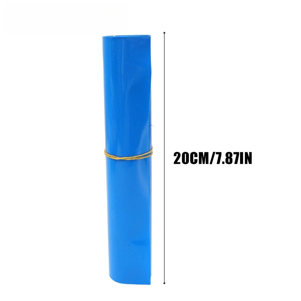 Blue Li-ion Wrap Heat Shrink Tube PVC Multi Sizes Insulated Shrinkable Film 10/20cm Width Waterproof Battery Pack Tape Sleeves