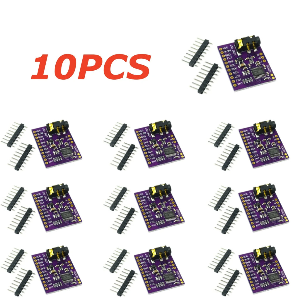 PCM5102 PCM5102A DAC Sound Card Board pHAT 3.5mm Stereo Jack 24 Bits Digital Audio Module for Raspberry Pi Beyond