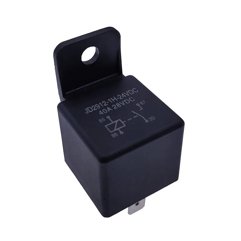 JD2912 4Pin 5Pin 40A Auto Car Relay DC 12V 24V 36V 48V 72V with Mounting Hole Coil Power 1.8W Automobile Control Device