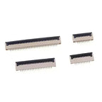 5Pcs 1.0mm Pitch FFC FPC Connector Socket Flip Type ZIF Flat Cable Connector 4/6/8/10/12/16/20/22/24/30 Pin SMD Adapter Kit