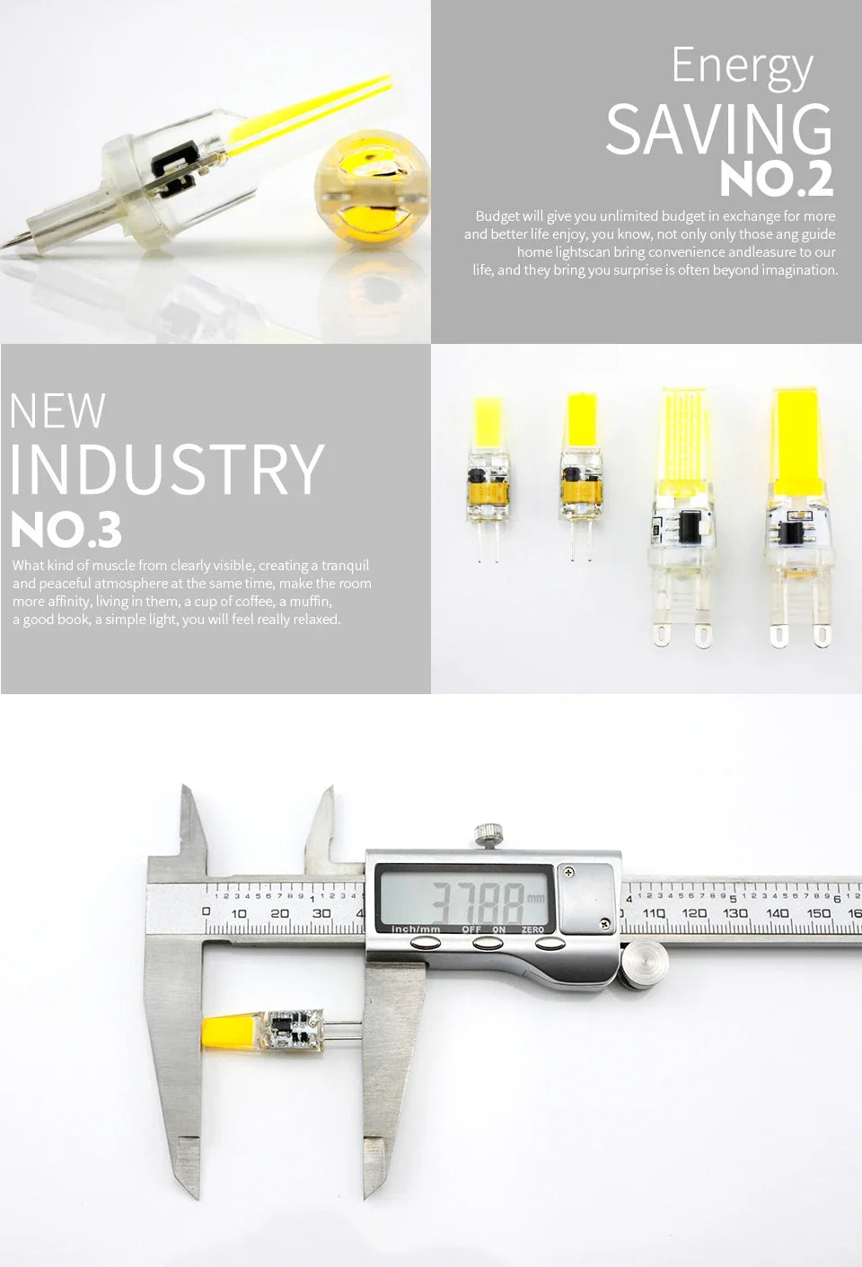G4 LED COB Lamp E14 G9 12V 220V Dimmable 6W 9W COB LED Bulb Lampada LED Lighting Replace Halogen Spotlight Chandelier LED Lamp