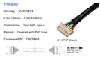50375063 Wire harness, MOLEX Mini-SPOX 2.50mm Pitch OTS Cable,50-37-5063， 6P,   5264-06, Off The Shelf