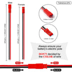 SYP 2.5mm 20AWG Connector Cable for SYP2.5 JST 2 Pin Adapter 2Pin Micro Battery Male Female Connect Plug RC Extension Charger