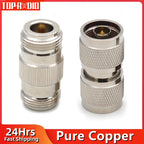 1PC N Male to Male Adapter L16 Female to Female Converter N to N RF Coaxial Connector Straight