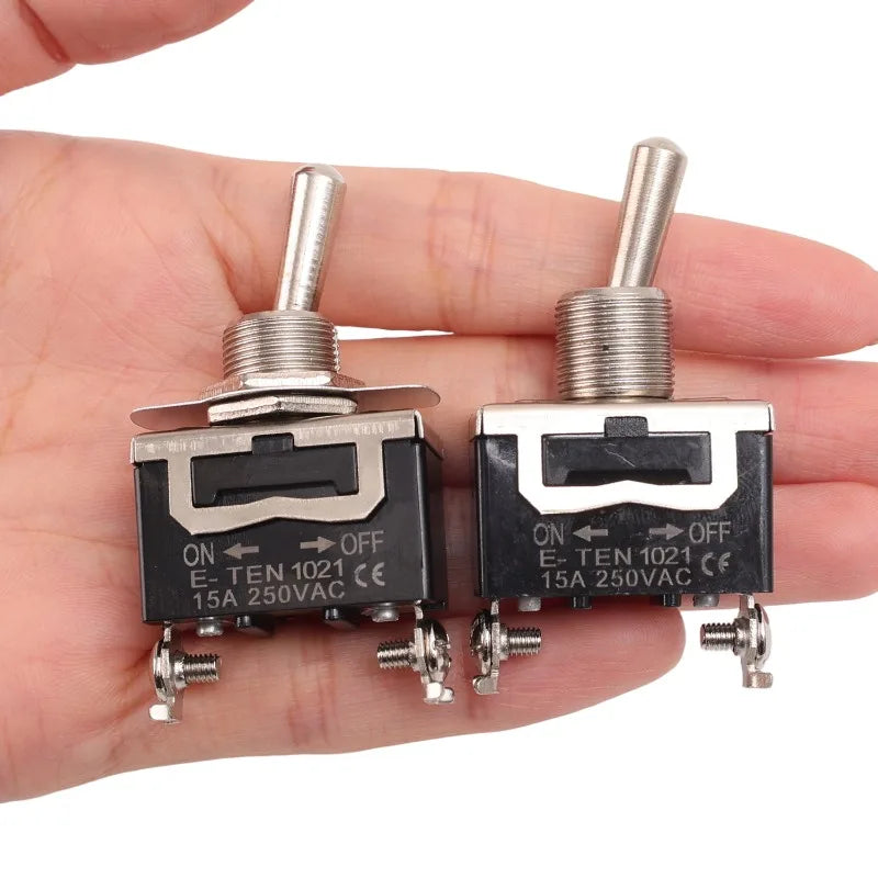 Rocker Switch Heavy-duty on/off Rocker Switch Waterproof Cap SPST Rocker Switch Suitable for Auto Marine Applications 2-pin SPST