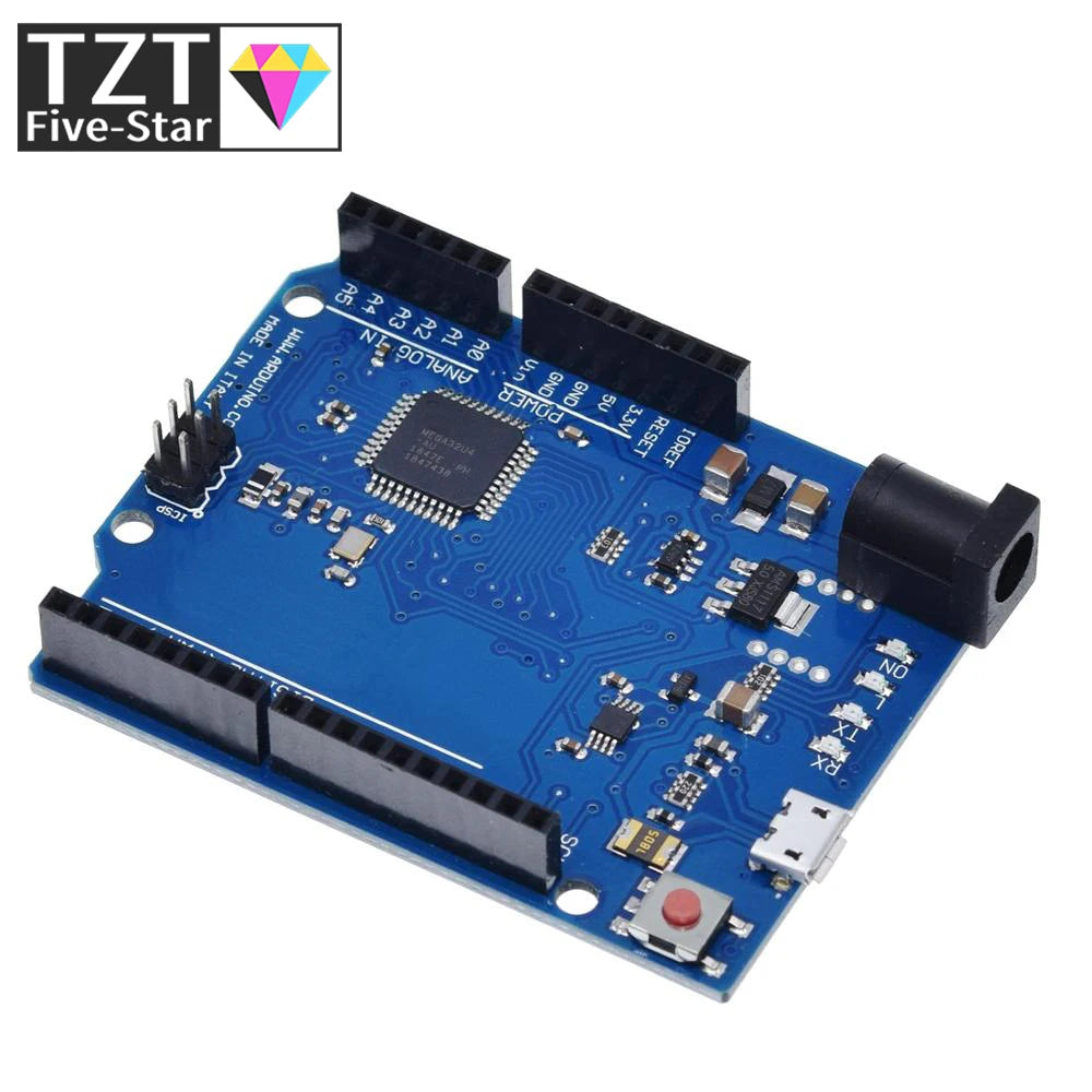 TZT Leonardo R3 Development Board + USB Cable ATMEGA32U4 For Arduino