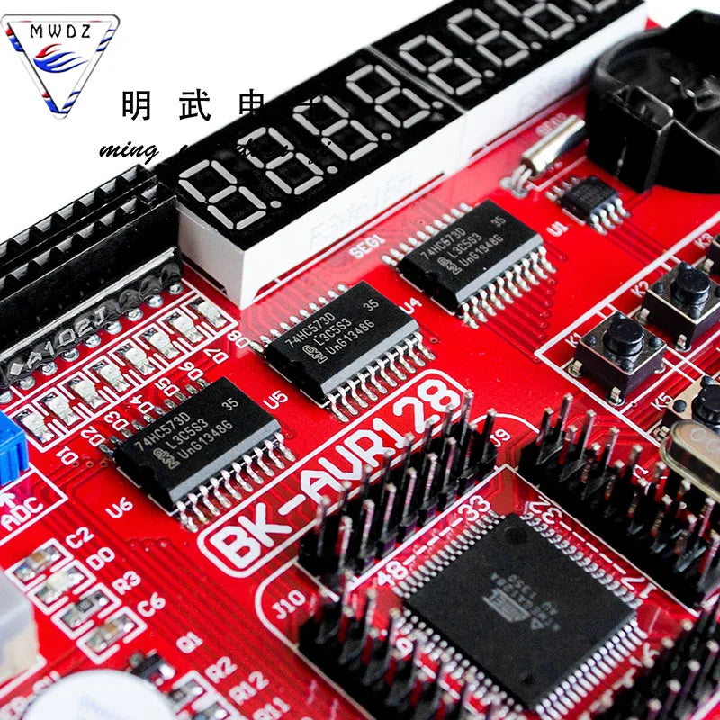 AVR Microcontroller Development Board ATMEGA128 Development Board Learning Board Experimental Board New Original Chip